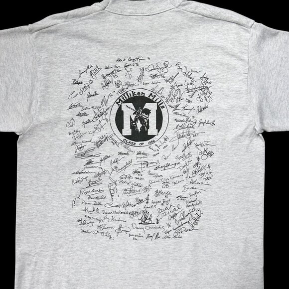 90s vintage corporate pig cartoon comic graduation t-shirt single stitch. - Picture 3 of 7